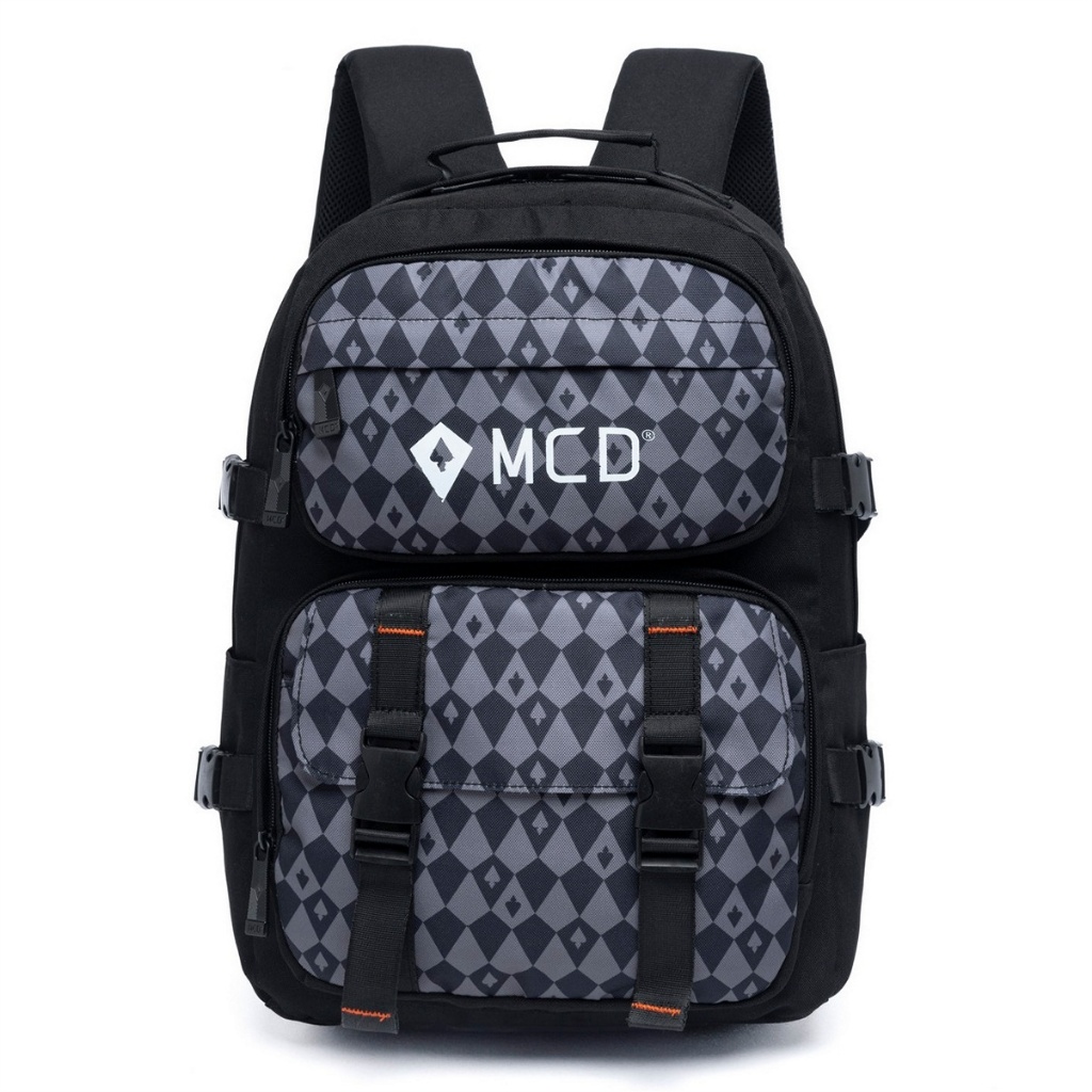 Mochila Estampa Geométrica Mcd Juvenil Reforçada