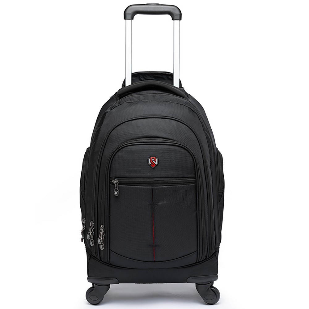 Mochila Executiva Faculdade Carrinho Swissport Espaçosa Reforçada