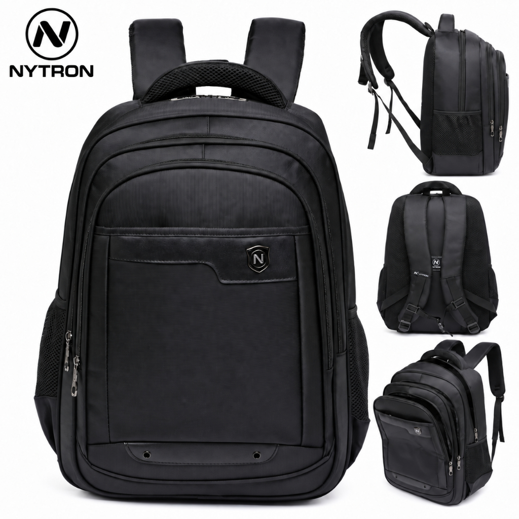 Mochila Executiva Masculina Nytron New York Alça Cabo de Aço 22L — Bolsas e Mochilas