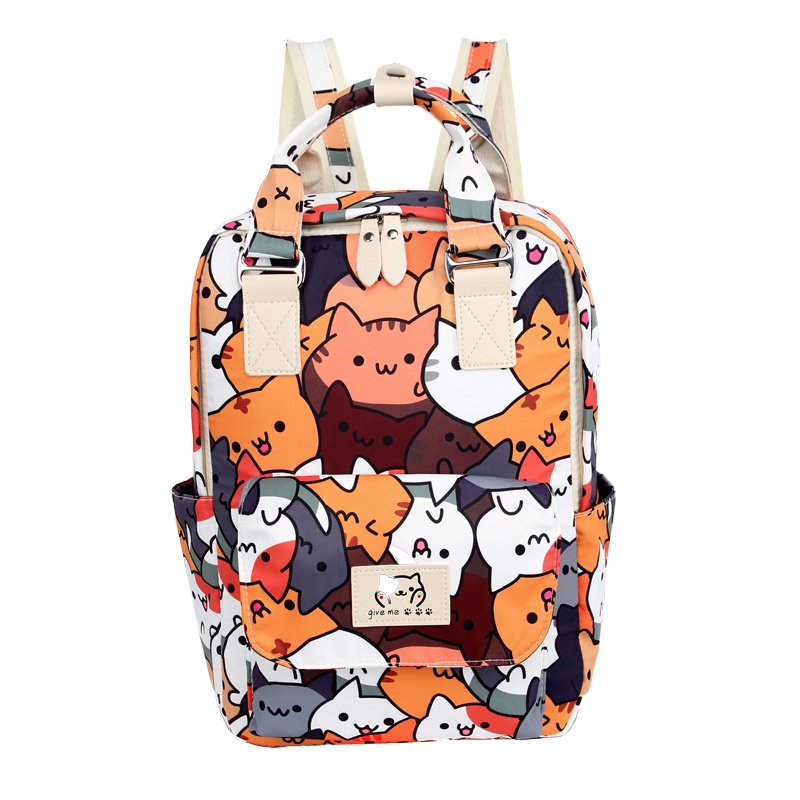 Mochila Feminina Coreana Escolar juvenil Gato Anime Reforçada Yupe — Bolsas e Mochilas