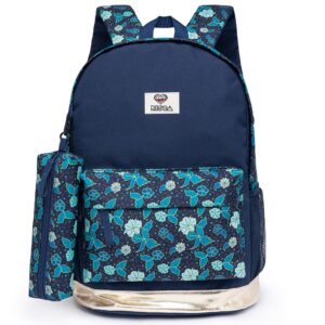 Mochila Feminina Universitária Estojo Resistente Juvenil Original