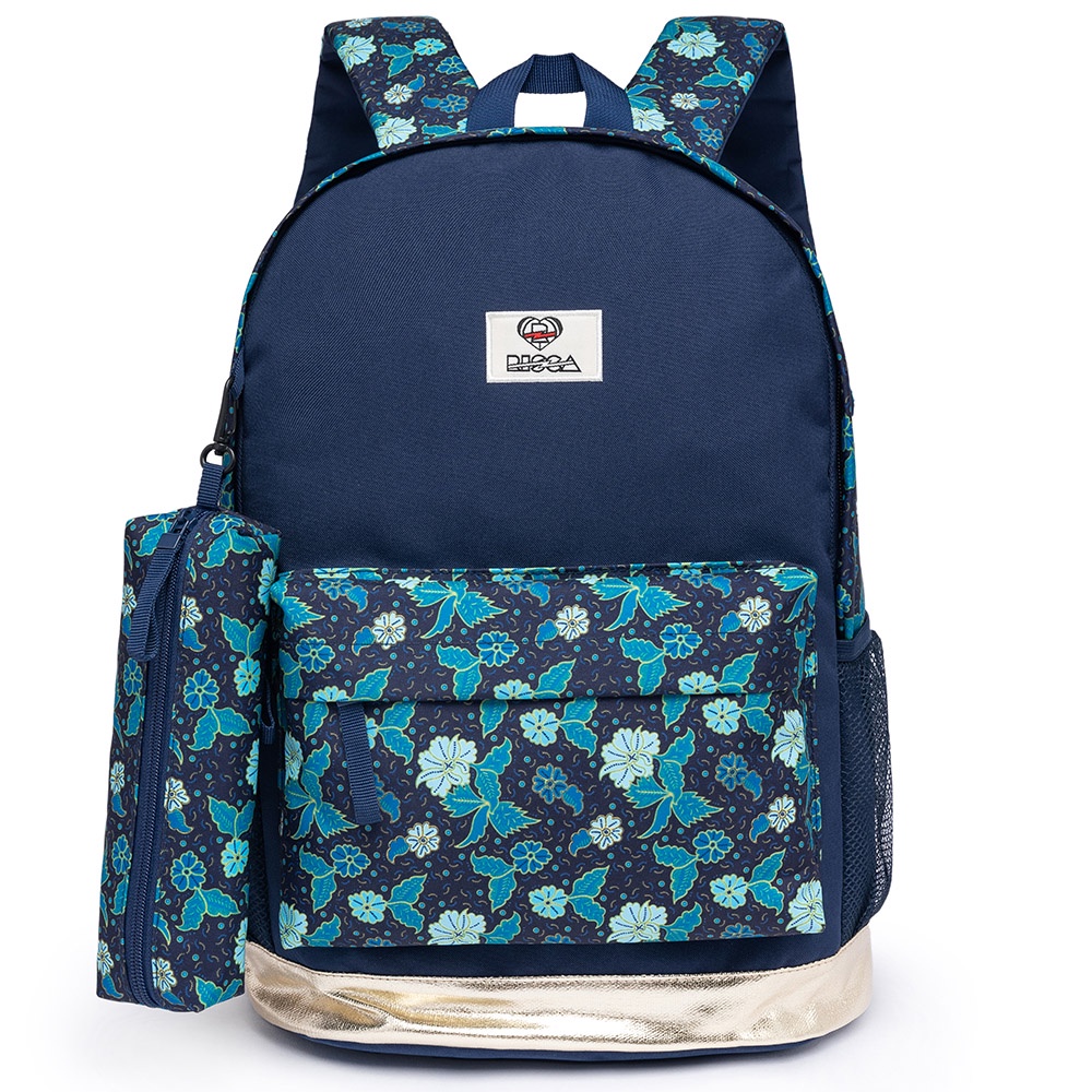 Mochila Feminina Universitária Estojo Resistente Juvenil Original — Bolsas e Mochilas