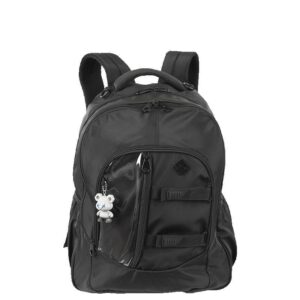 Mochila Grande 2 Compartimentos Sestini Studio Preto