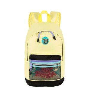 Mochila Grande Capricho Candy Popcorn Amarelo
