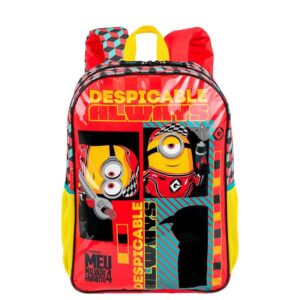 Mochila Grande Meu Malvado Favorito Colorido