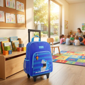 Mochila Infantil Com Rodinhas Escolar e Passeio Jacki Design