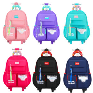 Mochila Infantil Escolar Juvenil Meninas Meninos Rodinha Duplas