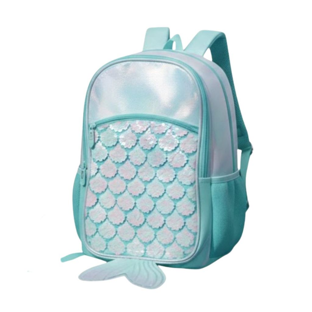 Mochila Infantil Escolar Urbano Resistente Mermaid Sereia Super Linda — Bolsas e Mochilas