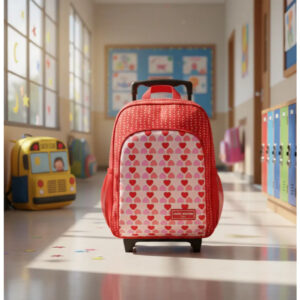 Mochila Infantil Sapeka Pequena com Rodinhas Jacki Design