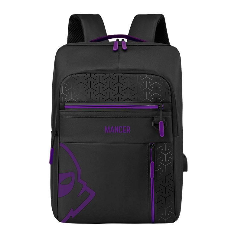 Mochila Mancer Void, Preto e Roxo