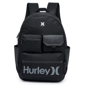 Mochila Masculina Preta Hurley Esportiva Escolar Trabalho Faculdade