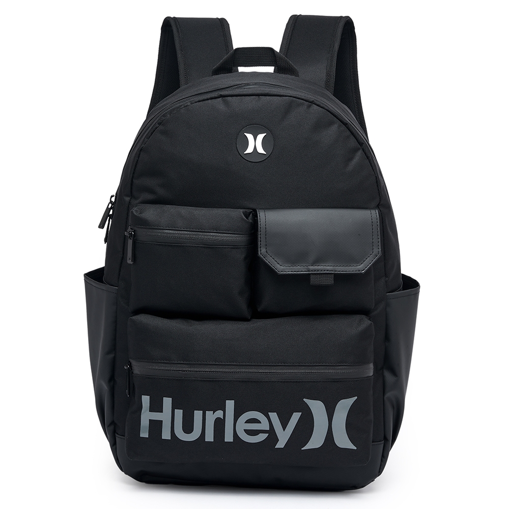 Mochila Masculina Preta Hurley Esportiva Escolar Trabalho Faculdade