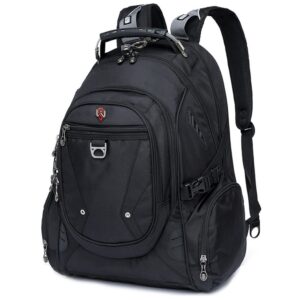 Mochila Masculina Trabalho Executiva Espaçosa Resistente Preta
