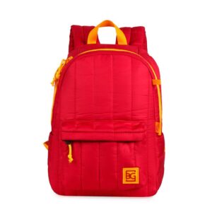 Mochila Média Puff Oficial Bbb 26 Bagaggio Vermelha