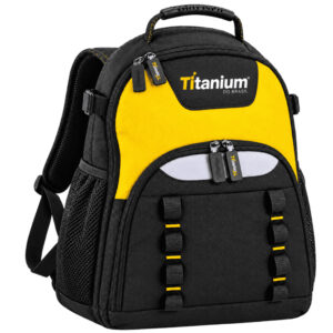 Mochila para Ferramentas 25kg Tool Bag Tecido Balístico Titanium