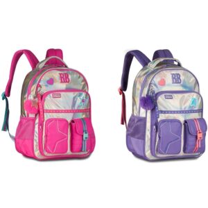 Mochila Rebecca Bonbon Holográfica RB Juvenil Compartimento Notebook