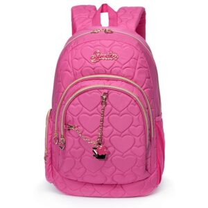 Mochila Spector Matelassê Escolar Passeio Rosa Resistente