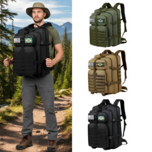 Mochila Tática 50 Litros Reforçada Impermeável Masculina Grande — Bolsas e Mochilas