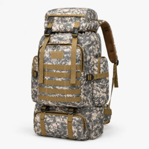 Mochila Tática 80L Lorben Camuflada Militar Camping Trilha Trekking