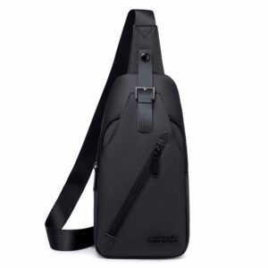 Mochila Transversal Bolsa Tiracolo Ombro Pochete Impermeável Unissex