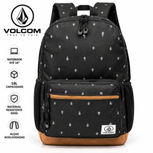 Mochila Volcom Masculina Notebook 16 Escolar Universitária Faculdade