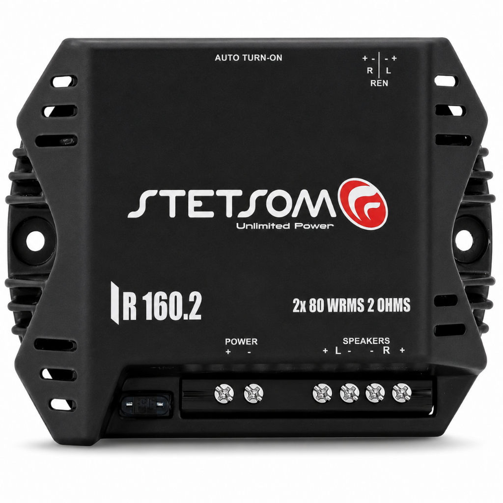 Módulo Amplificador Stetsom IR160.2 2 Canais 80W Rms 2 Ohms 12V Som