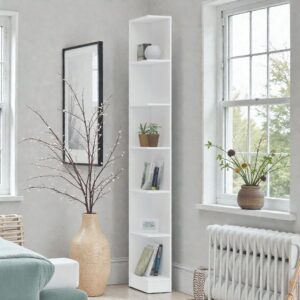Módulo Cantoneira 6 Prateleiras Requinte+ 100% Mdf Branco Line Branco