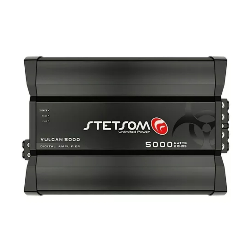 Módulo De Som Automotivo Stetsom Vulcan 5000 1 Canal 2 Ohms
