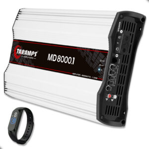 Modulo MD 8000.1 8000WRMS 1 Ohm Som Automotivo Taramps Full Range
