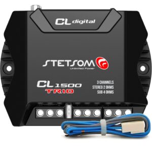 Módulo Stetsom CL1500 Trio Amplificador 3 Canais Som Automotivo Sub