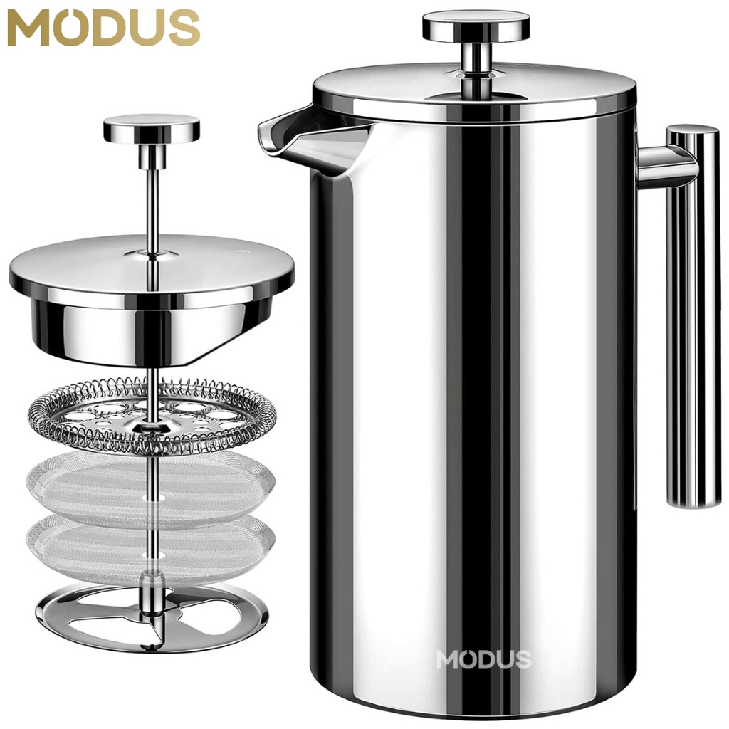 Modus Cafeteira Prensa Francesa Cremeira 700ML Café Chá De Aço