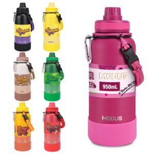 Modus Garrafa Térmica 1 Litro Esportiva De Aço Inoxidável Com
