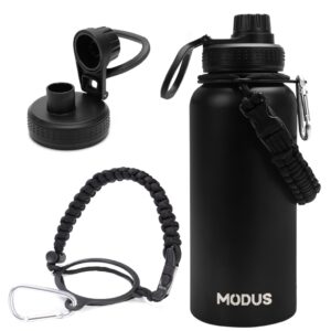 Modus Garrafa Térmica 1000ml Aço Inoxidável Com Alça Paracord