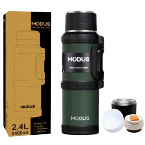 Modus Garrafa Térmica 2.4 Litros Capacidade Quente Frio Com Isolada