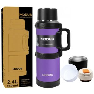 Modus Garrafa Térmica 2,4L Aco Lnox Acampamento E Trilhas