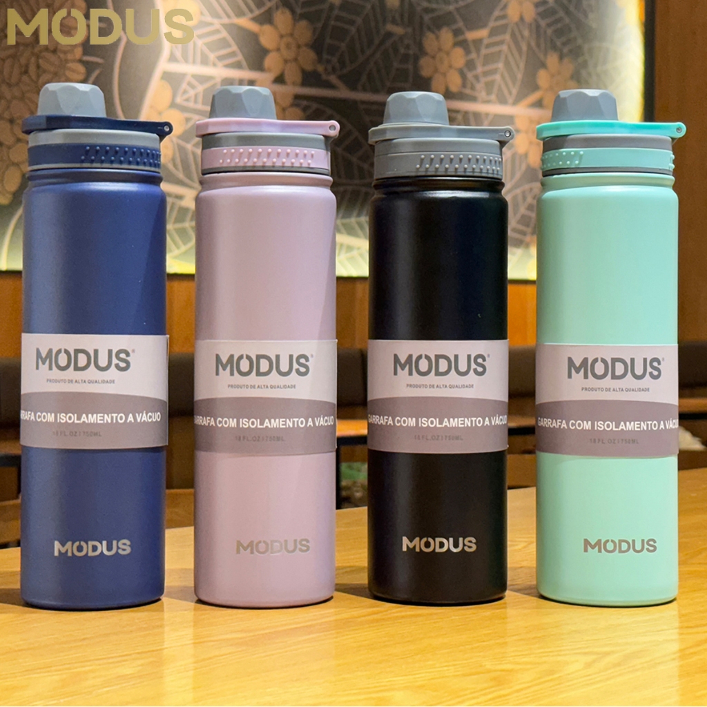 Modus Garrafa Térmica 750ml Quente Frio Com Isolamento Térmico