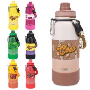 Modus Garrafa Térmica Aço Inoxidável Isolado de água 1000ml Com Alça