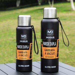 Modus Garrafa Térmica De água Inox Portátil Copo Com Bolsa
