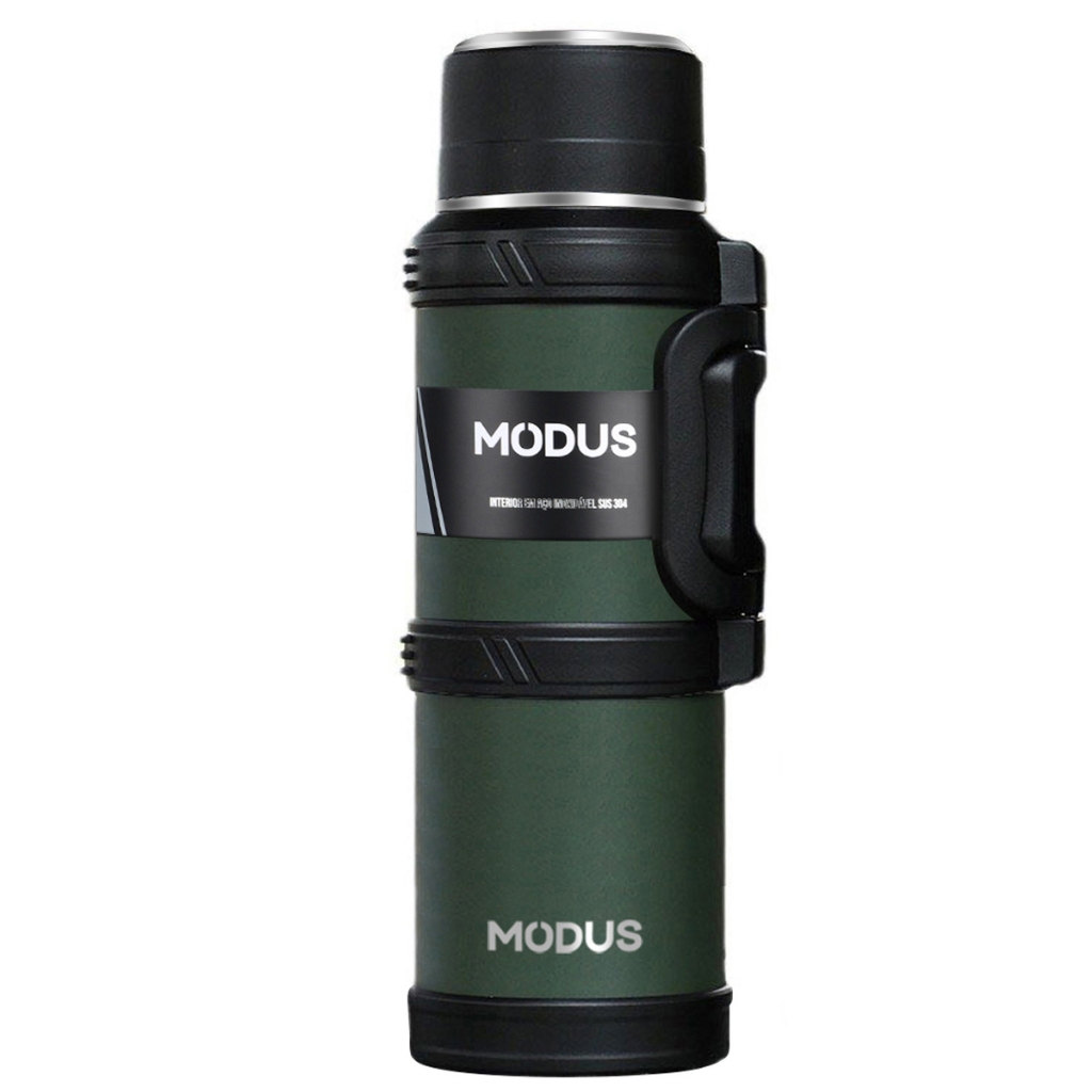 Modus Garrafa Térmica De Inox 2,4 Litros Cor Preto Verde — Cozinha e Utensílios