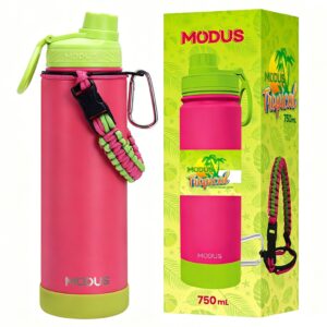 Modus Garrafa Térmica Esportes De Aço Inoxidável 750ml Com Alça