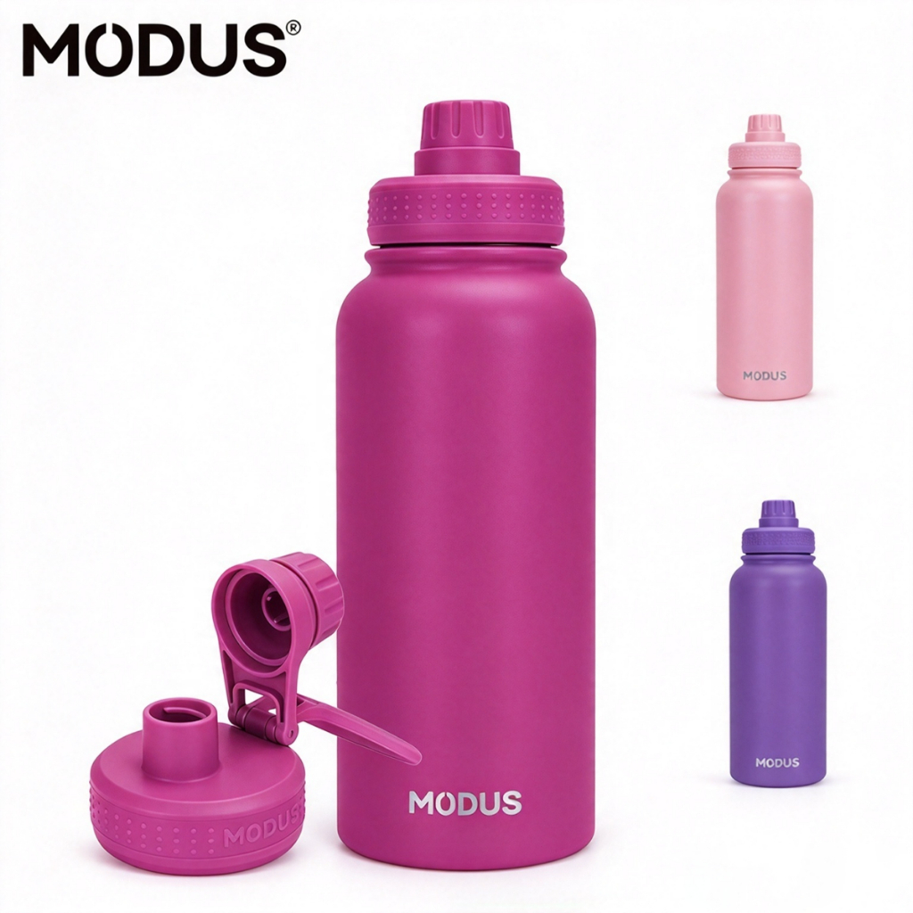 Modus Garrafa Térmica Esportiva 1L Aço Inox 304 com Bolsa Tática Alta — Cozinha e Utensílios