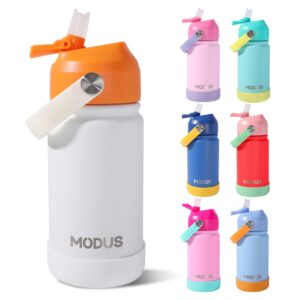 Modus Garrafa Térmica Infantil 420ml Aço Inoxidável Com Canudo
