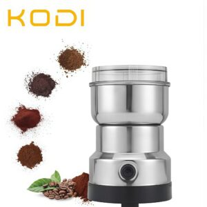 Moedor Triturador de Grãos Elétrico Inoxidável Processador de Café