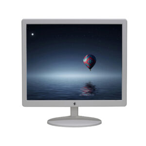 Monitor 17 LED TN Branco Quadrado 4:3 Ideal para Pdv e Consultórios