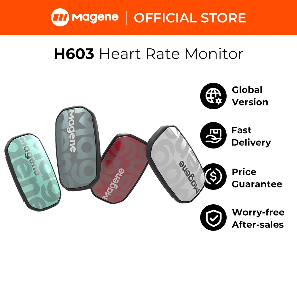 Monitor De Frequência Cardíaca Magene Para Ciclismo Sensor À Prova