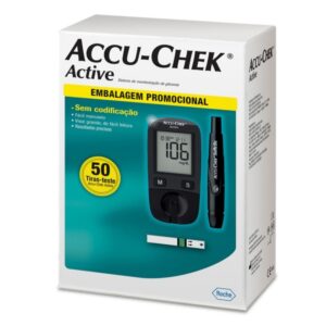 Monitor de Glicemia Accu-Chek Active Tiras 50 Unidades