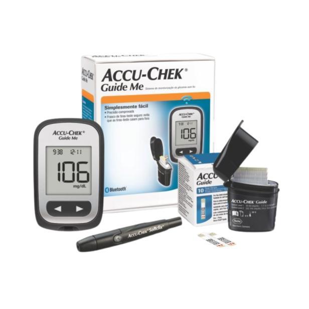 Monitor de Glicemia Accu-chek Guide com 10 Tiras — Informática