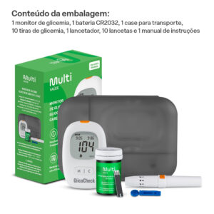 Monitor De Glicemia Care Plus Multi Saúde