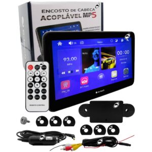 Monitor Encosto de Acoplar 8 Polegadas Espelhamento Android Touch USB