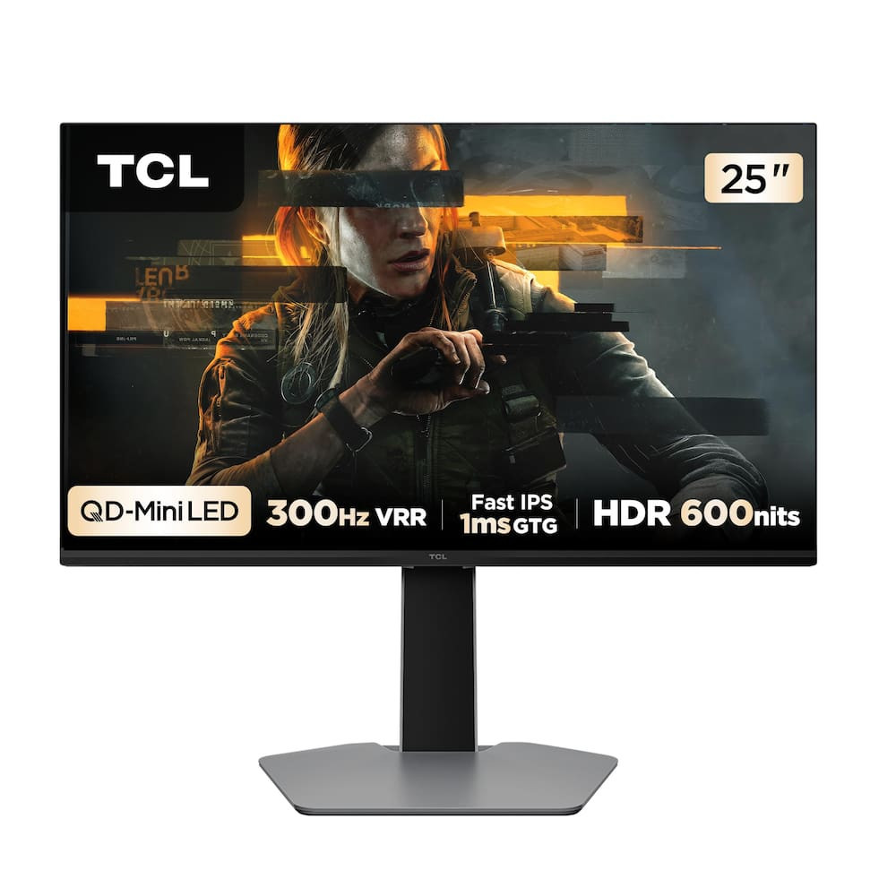 Monitor Gamer 25” Full HD Tcl 25G64 QD-Mini LED 300Hz 1ms FreeSync — Informática
